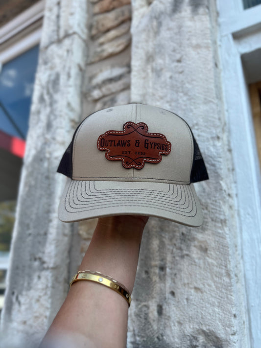 O&G Mesh Back Cap - Khaki/Coffee