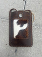 Pranee Cowhide Crossbody Phone Purse