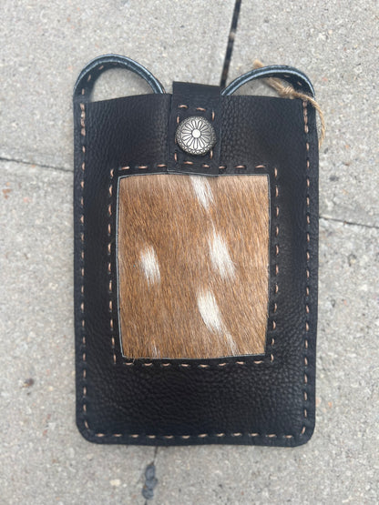 Pranee Axis Deer Crossbody Phone Purse