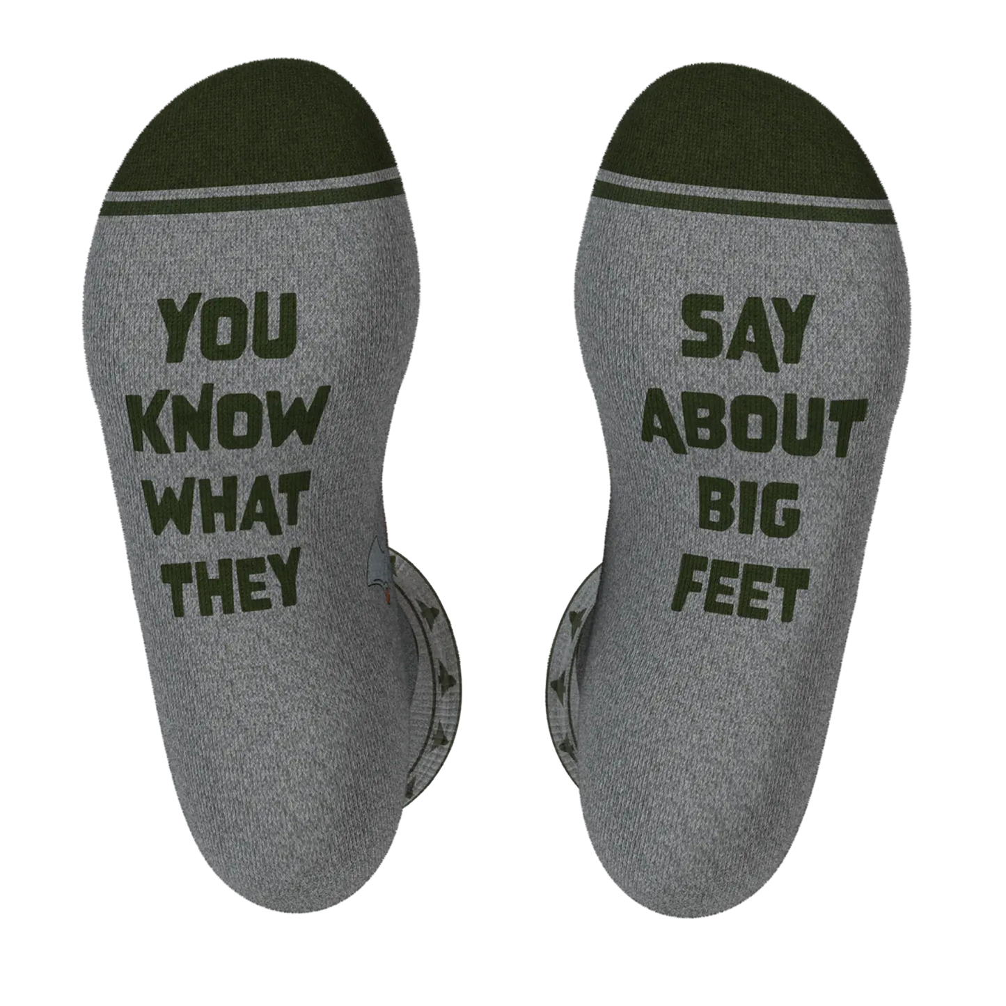 The Sassquatch Bigfoot Heel Hammock Crew Socks
