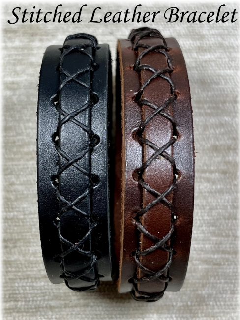Pranee Stitched Bella Leather Bracelet