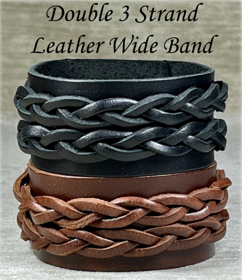 Pranee "Delta" Leather Bracelet