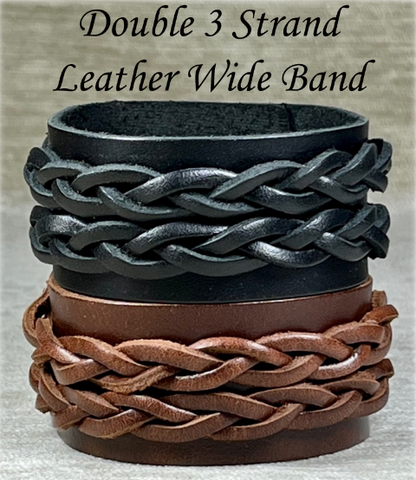 Pranee "Delta" Leather Bracelet