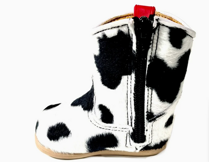 Mishmoccs Baby Cowprint Boots