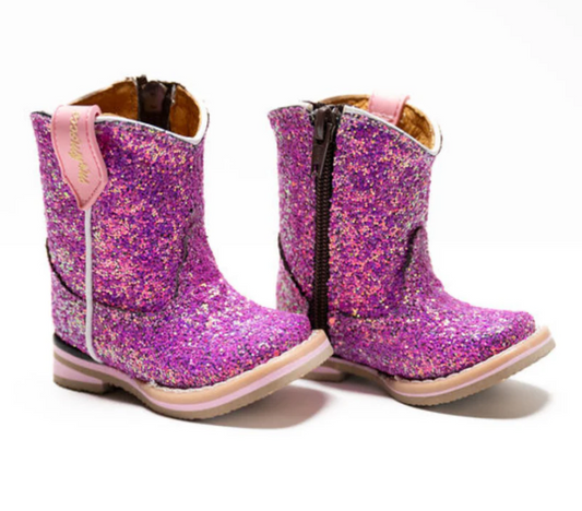 Mishmoccs Fuchsia Square Toe Boots