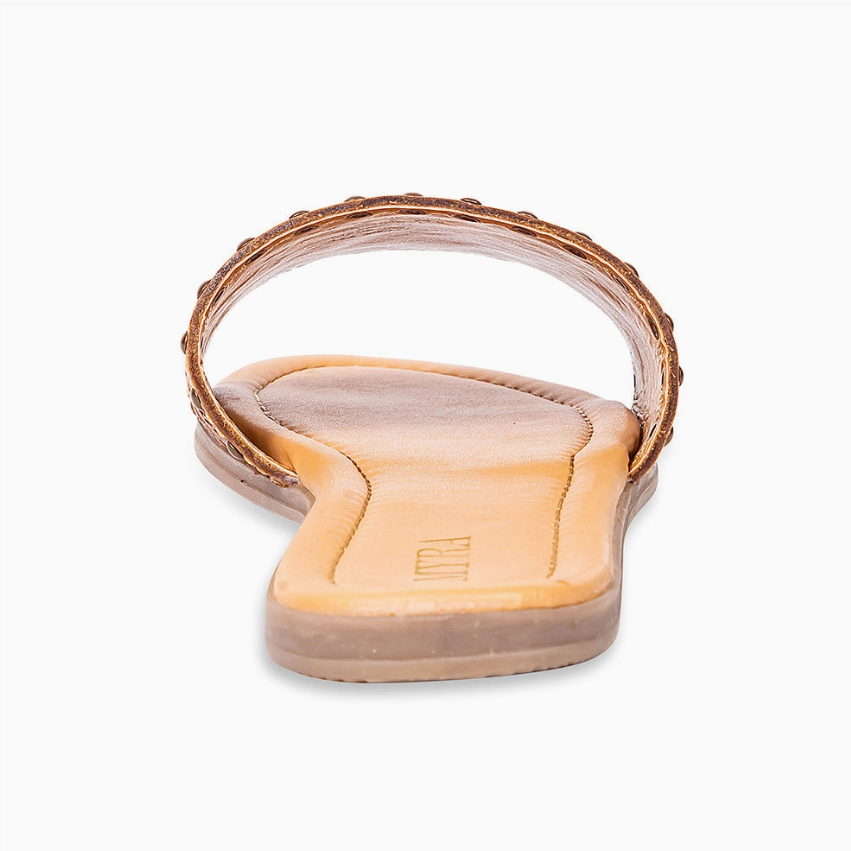 Ellie Hand-Tooled Leather Sandals