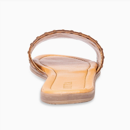 Ellie Hand-Tooled Leather Sandals