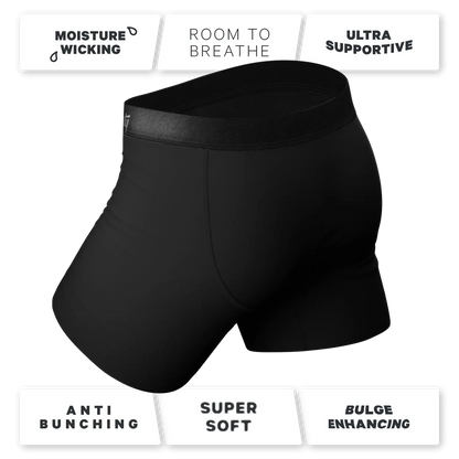 Shinesty Ball Hammock Boxers - Black