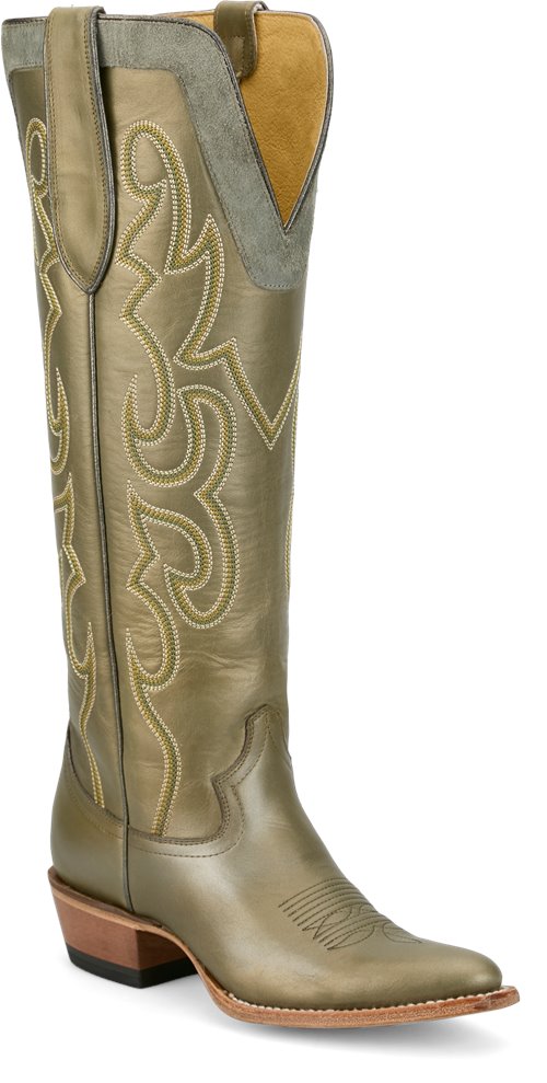 Justin Women's Olive Green Ada Tall Top Boot