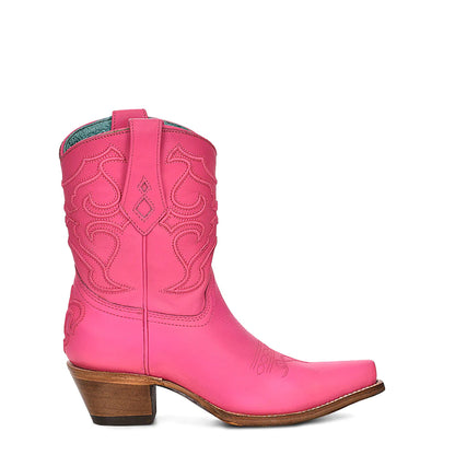 Corral Fuchsia Embroidery Ankle Boot