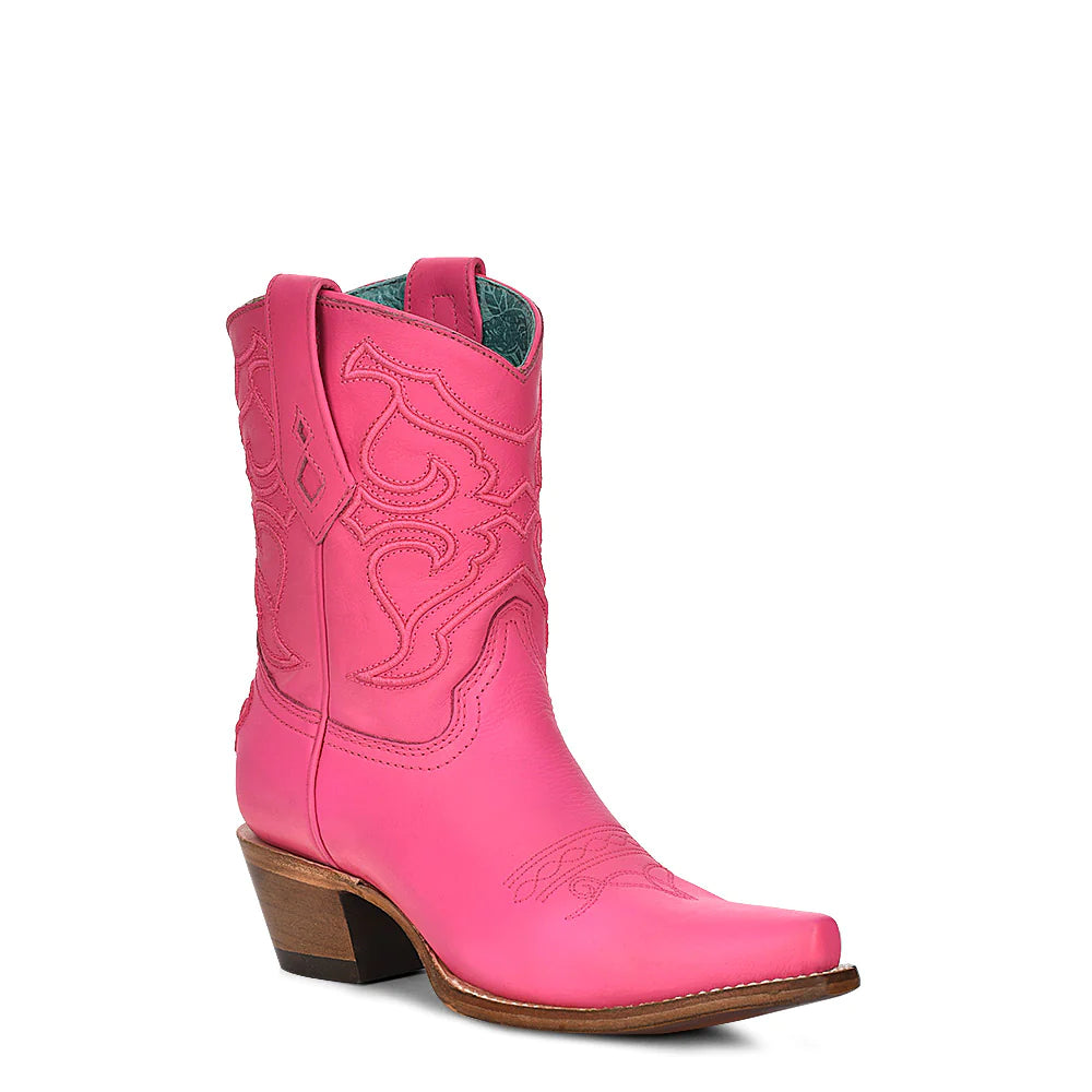Corral Fuchsia Embroidery Ankle Boot