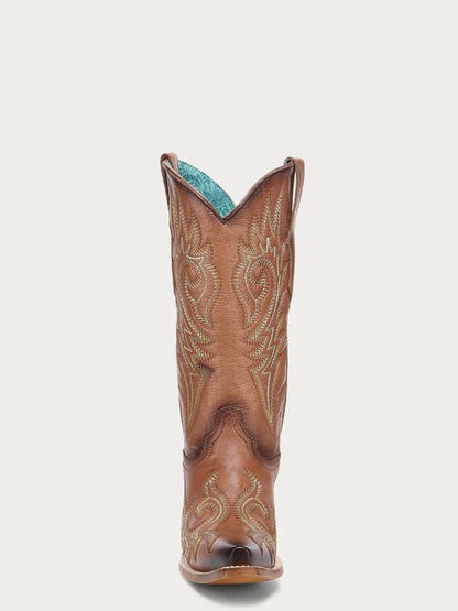 Corral Shedron Flames Embroidery Snip Toe Boot
