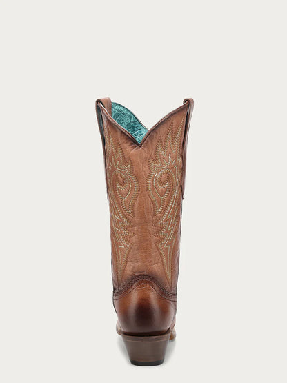 Corral Shedron Flames Embroidery Snip Toe Boot