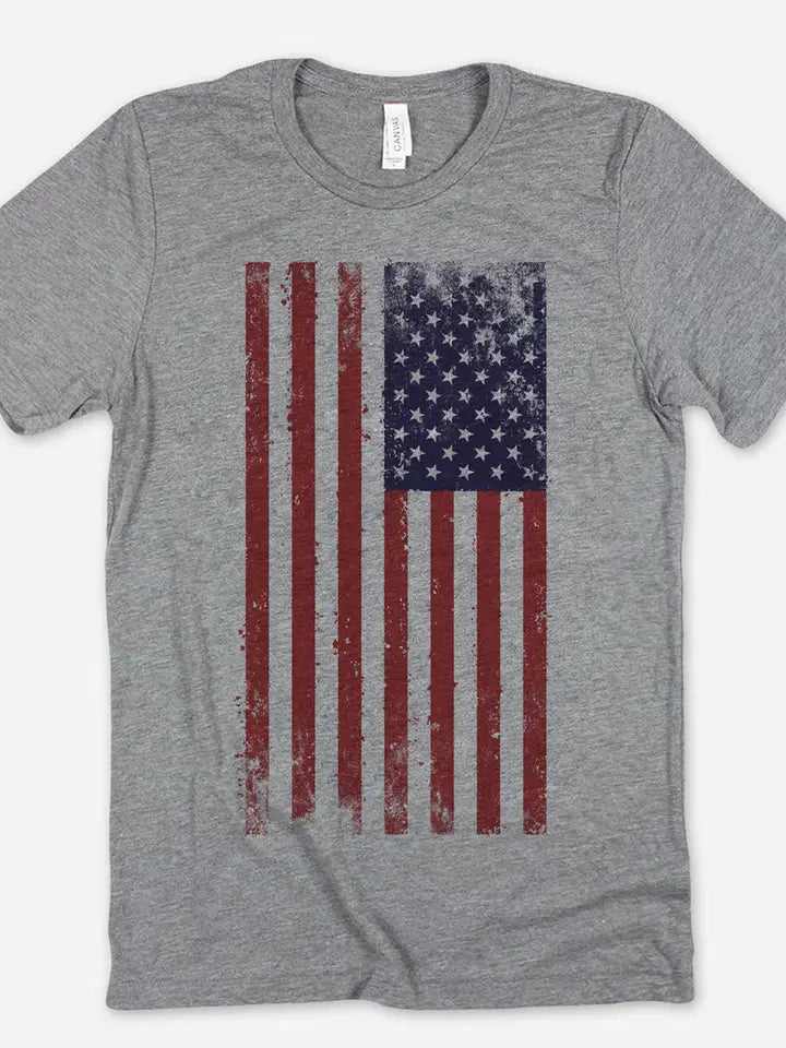 Distressed American Flag T-Shirt