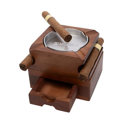 Executive Hardwood Cigar Ash Tray