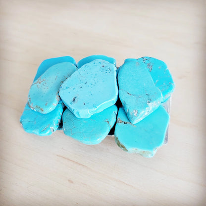 Medium Turquoise Slab Belt Buckle