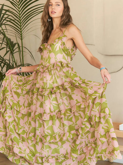 Ruffled Maxi Sundress
