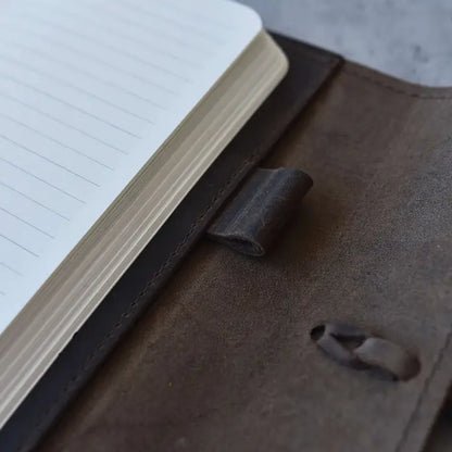 Leather Refillable Dark Brown Journal