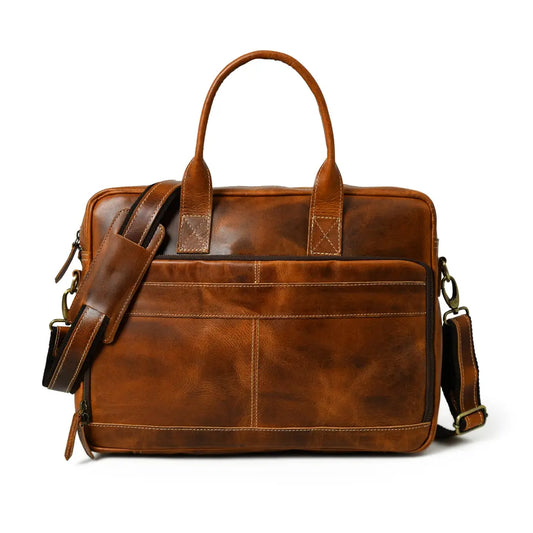 Bison Elite Office Leather Briefcase