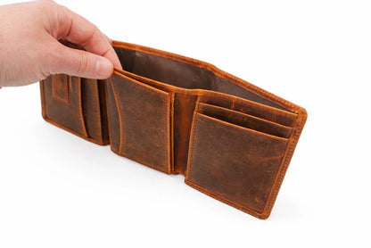 Trifold Leather Men's Wallet