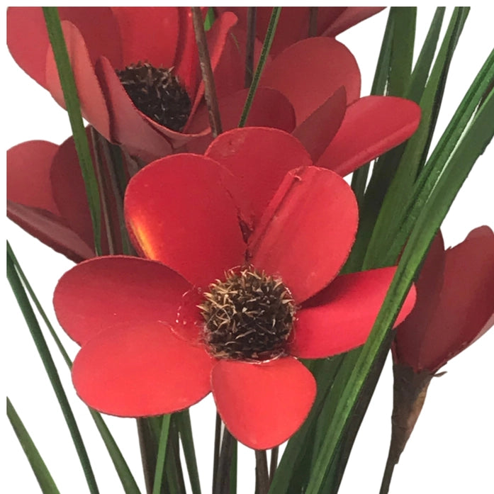6 Stem Red Poppy Bouquet