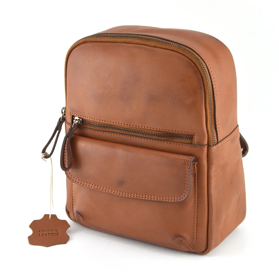 Handcrafted Designer Leather Backpack