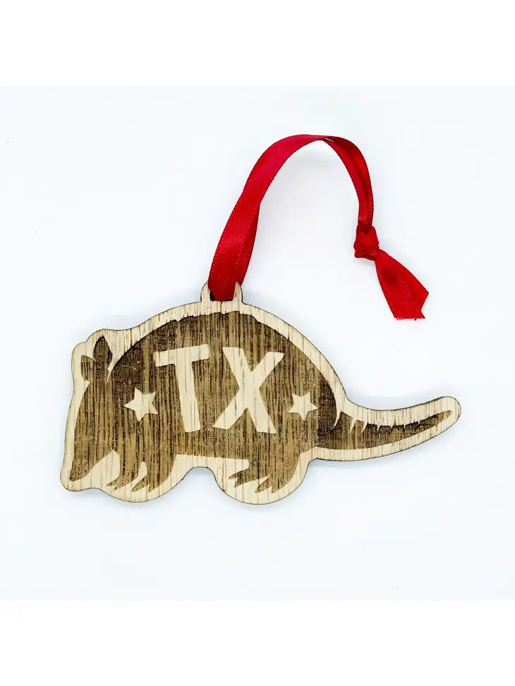 Wooden Texas Ornaments