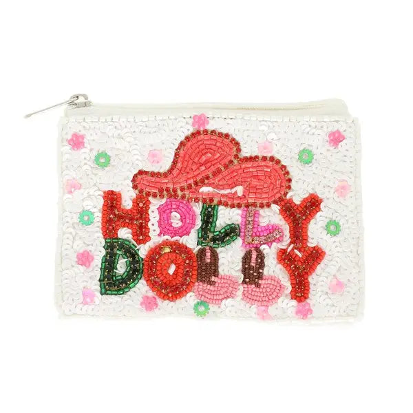 Holly Dolly Christmas Coin Purse