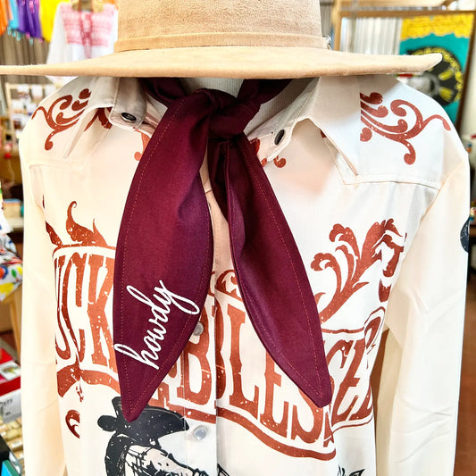 Gig 'em Ascot Scarf