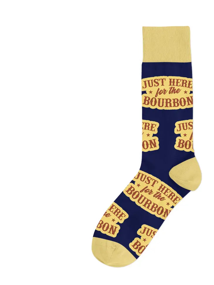 Just Here For The Bourbon Socks