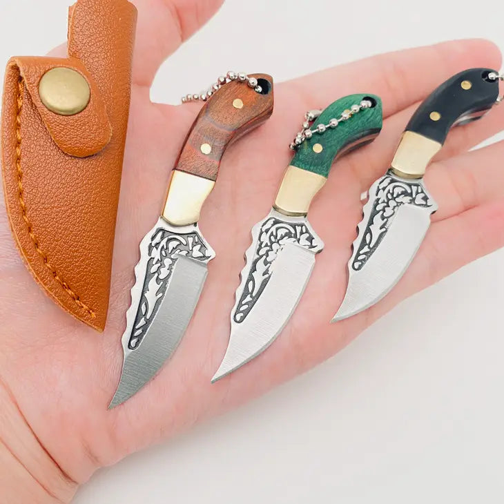 Portable Stainless Steel Embossed Knife