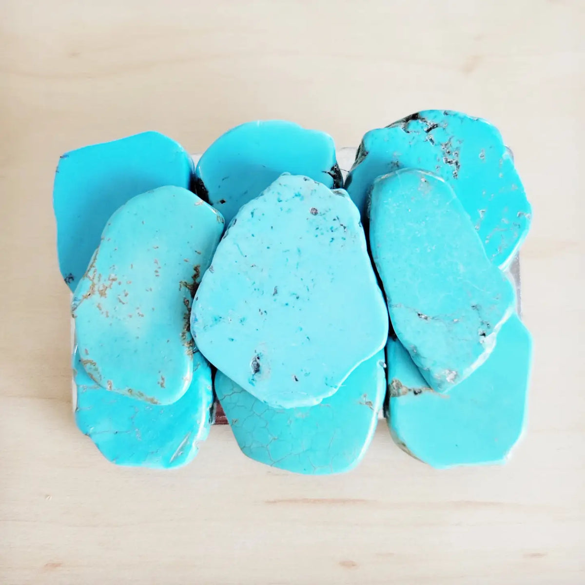 Medium Turquoise Slab Belt Buckle
