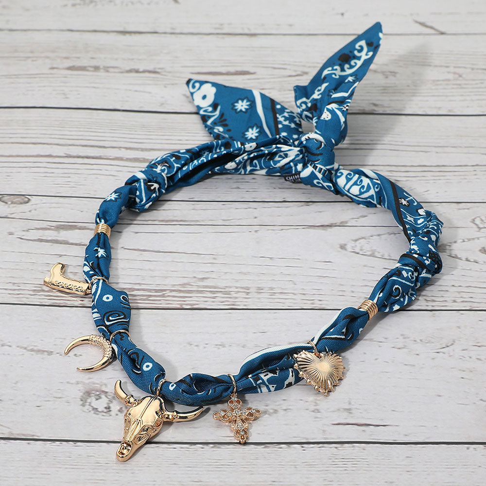 Western Charm Bandana Necklace