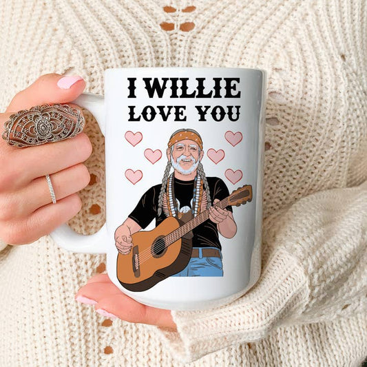 Valentine's Day I Willie Love You Mug