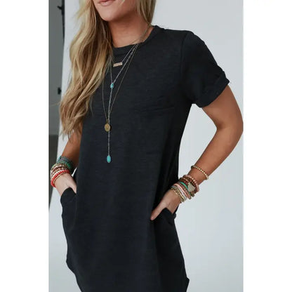 On The Road Pocket Tee Dress