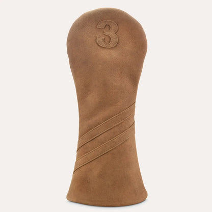 Leather Golf Headcover - Tan
