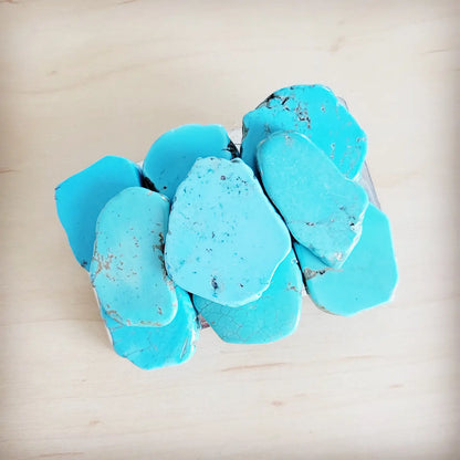 Medium Turquoise Slab Belt Buckle