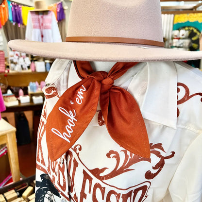 Hook 'em Ascot Scarf