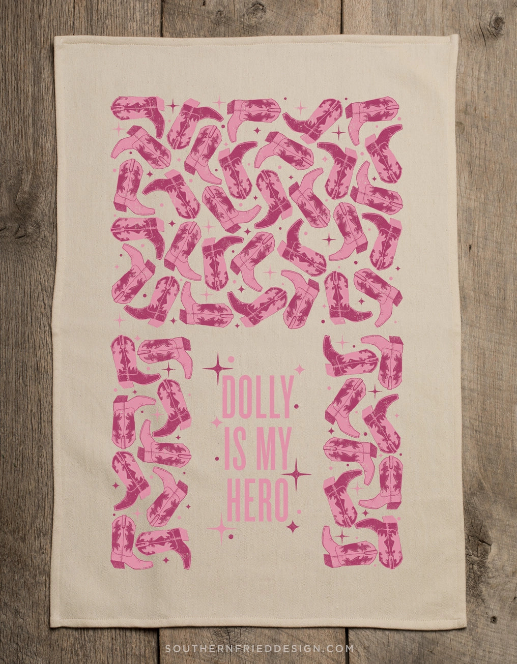 "Dolly is My Hero" Kitchen Towel
