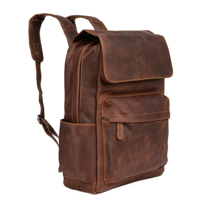 Leather Vintage Backpack - Sandal