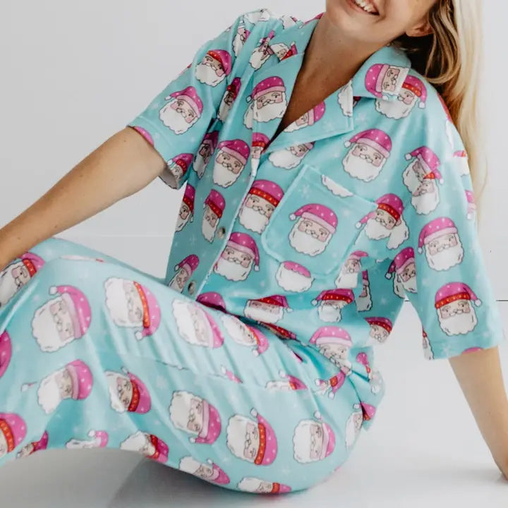 Blue Santa Cozy Loungewear Set