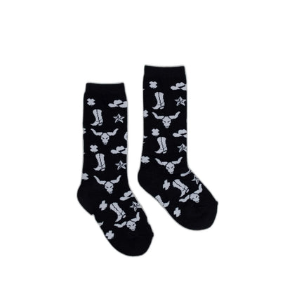 Lucky Chuck Kids Get Western Socks