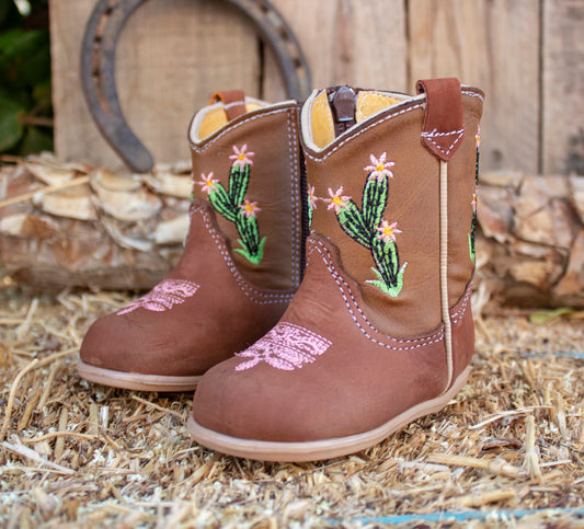 Mishmoccs Baby Round Toe Cactus Boots