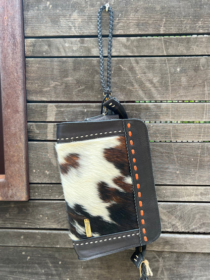 Cowhide "Marcy" Artisan Leather Wrislet