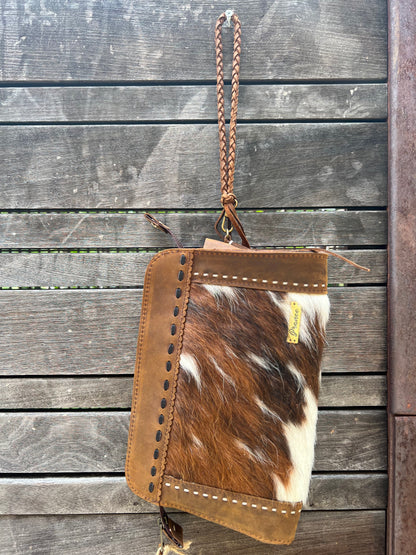 Cowhide "Marcy" Artisan Leather Wrislet