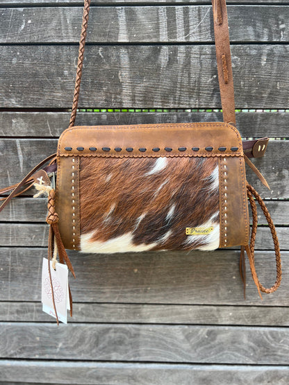 Cowhide "Marcy" Artisan Leather Wrislet