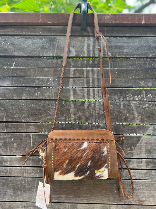 Cowhide "Marcy" Artisan Leather Wrislet