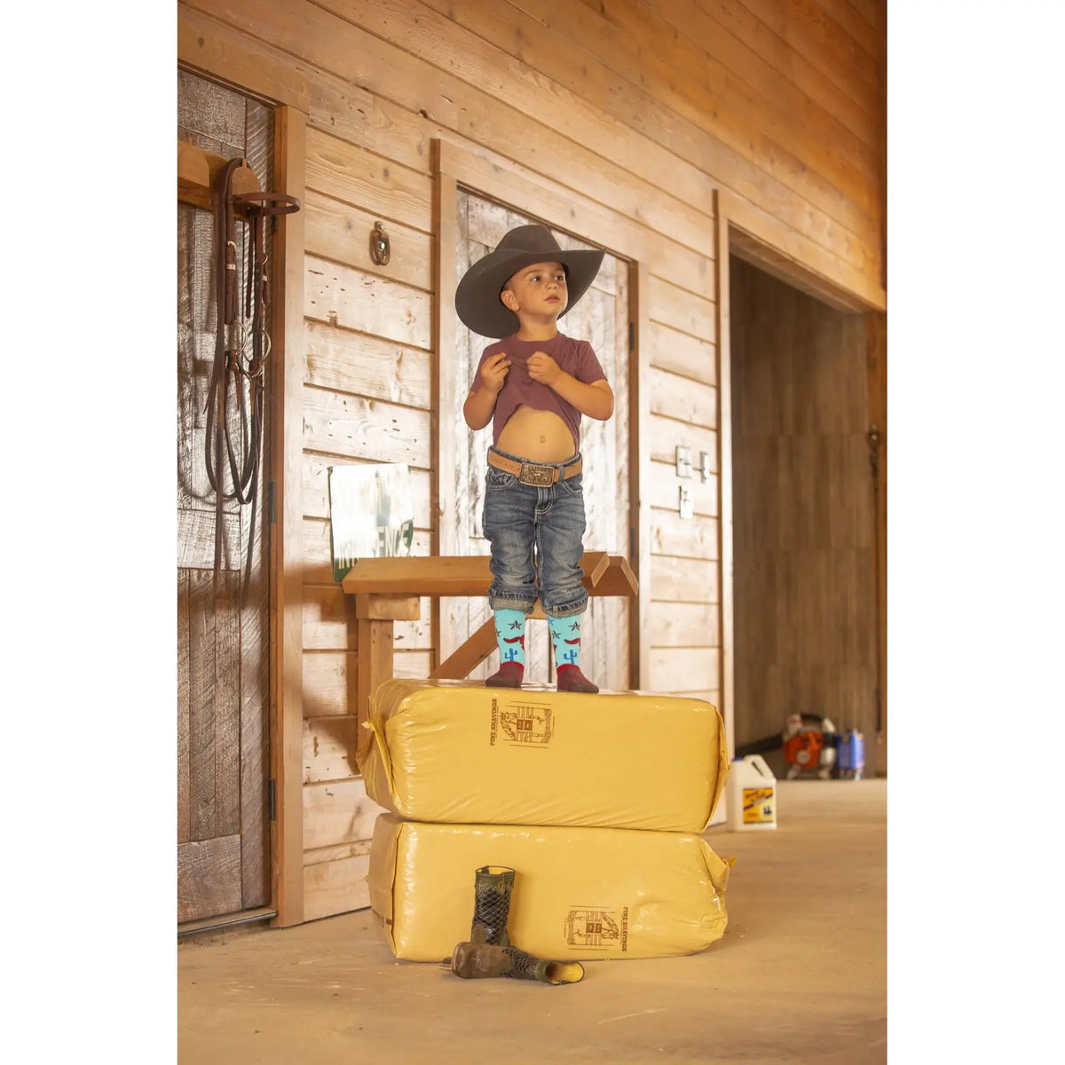 Lucky Chuck Kids Sunset Rodeo Socks