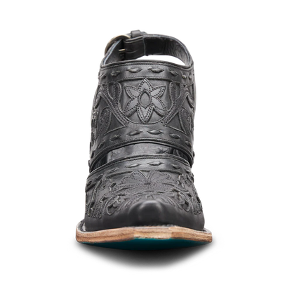 Lane Robin Slingback Mule in Jet Black