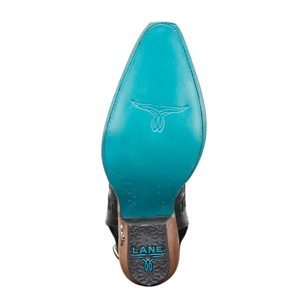 Lane Robin Slingback Mule in Jet Black